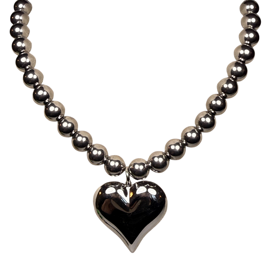 Bold Heart Beads Ketting