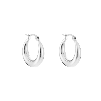 Subtle Shine Hoops