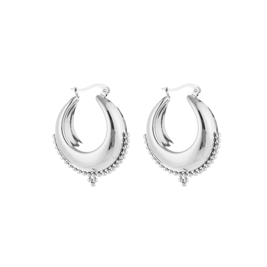 Bold Teardrop Hoops