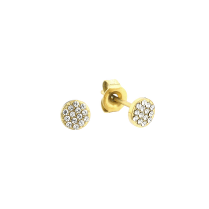 Sparkle Circle Studs