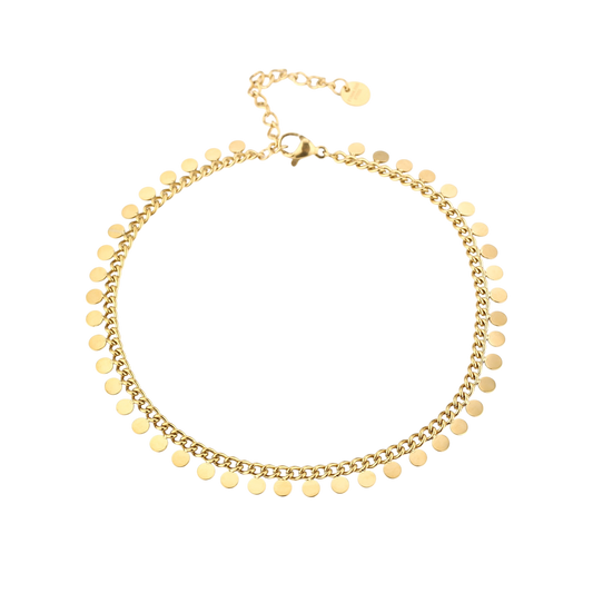 Dainty Discs Enkelbandje