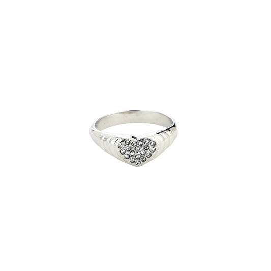 Sparkling Heart Ring