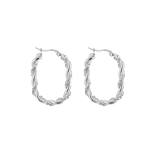 Twist & Sparkle Hoops