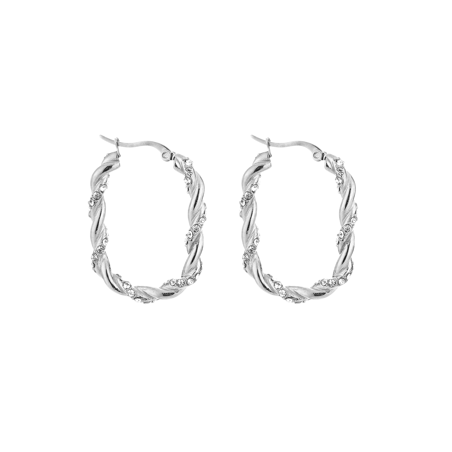 Twist & Sparkle Hoops