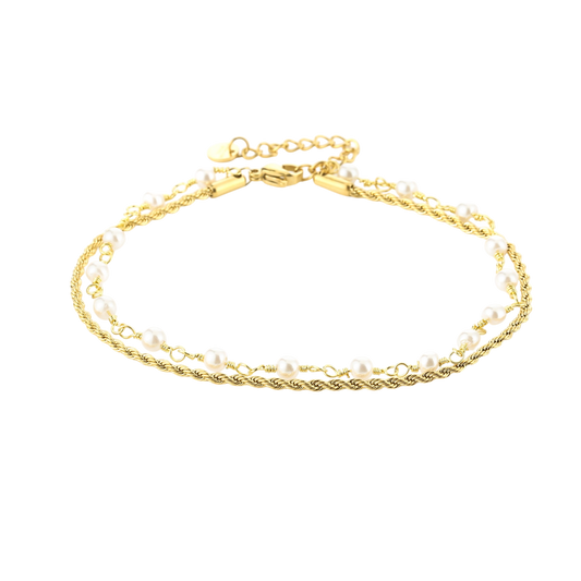 Pearl Glow Enkelbandje