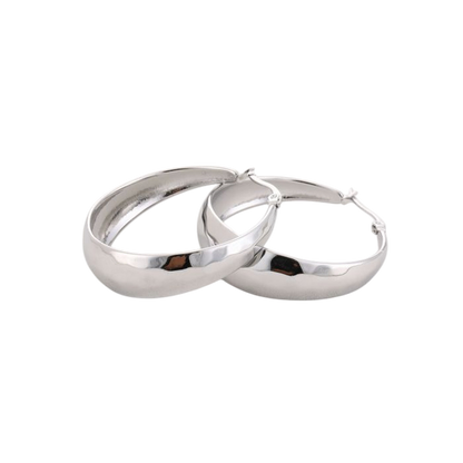Bold Oval Hoops