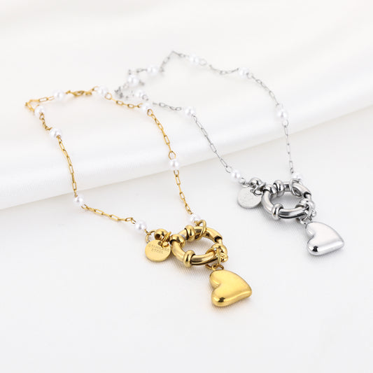 Heart Link Armband