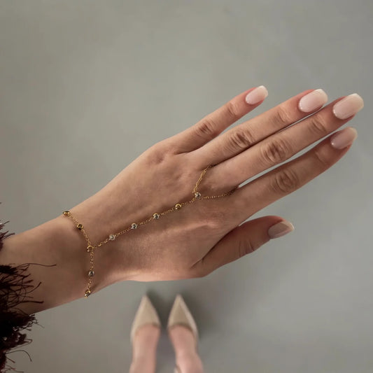 Handchain met Zirkonia