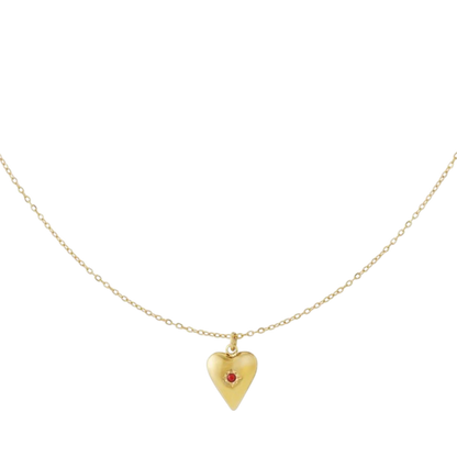 Birthstone Heart Ketting
