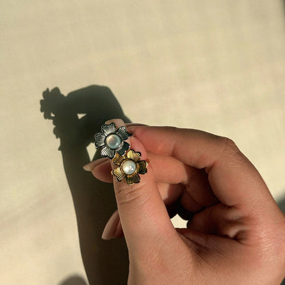 Pearl Bloom Statement Ring