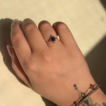 Vintage Oval Stone Ring