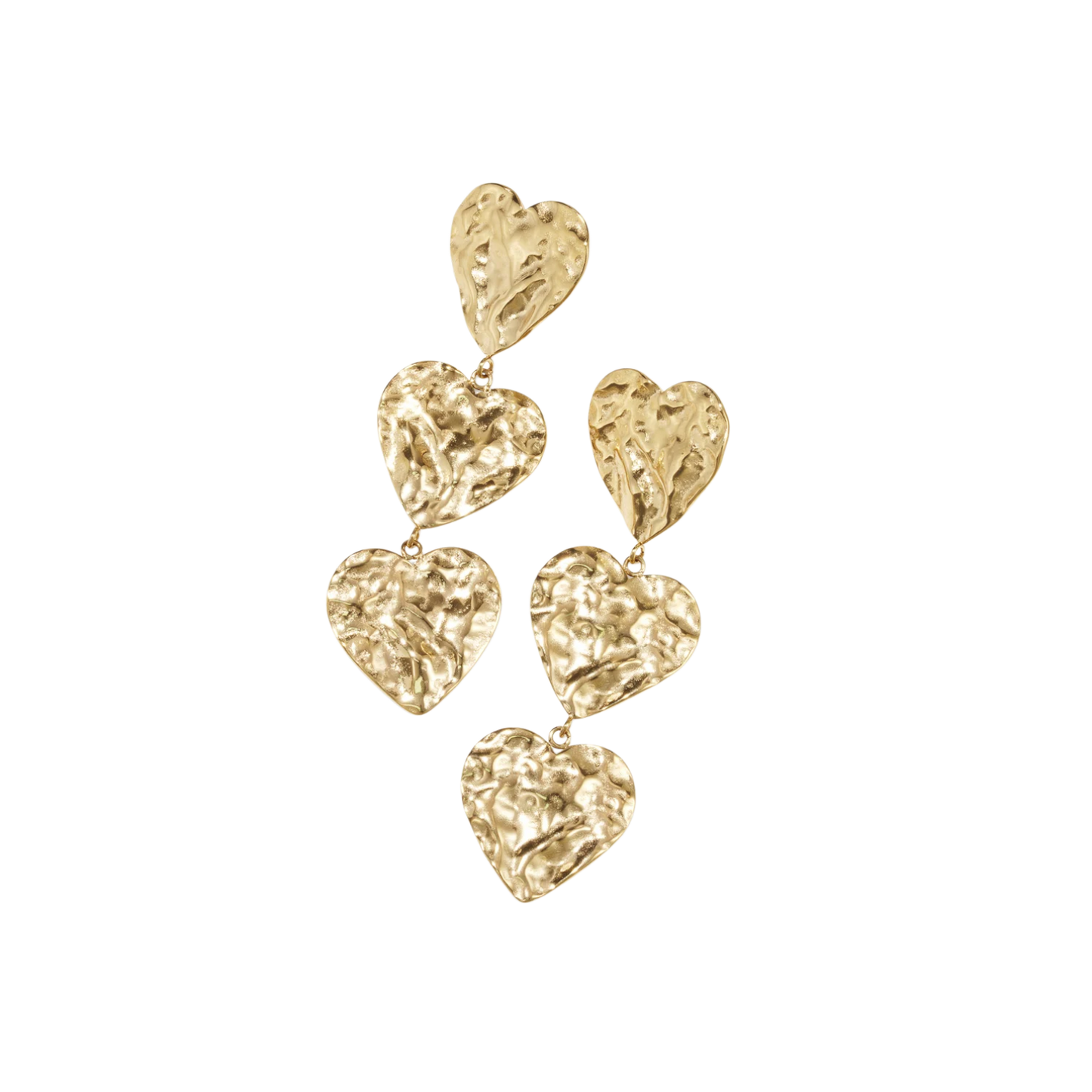 Triple Heart Oorbellen