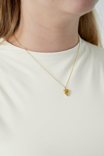 Birthstone Heart Ketting