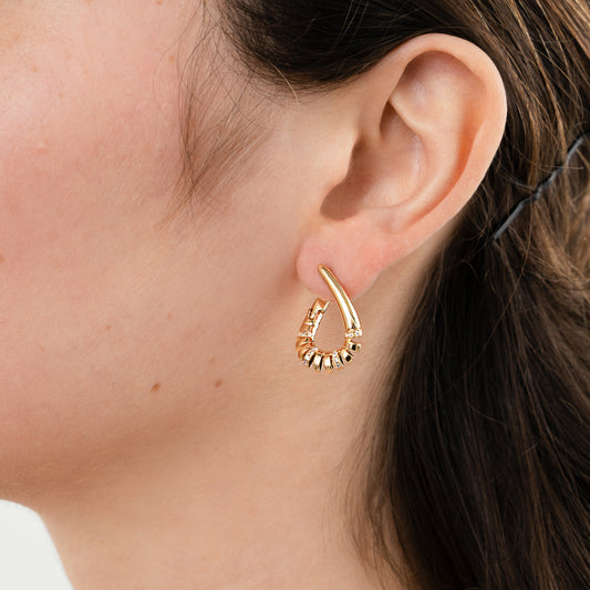 Aurora Crystal Hoops