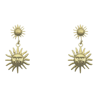 Golden Sun Oorbellen