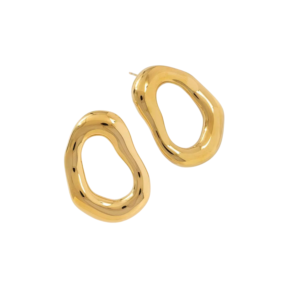 Organic Loop Earrings