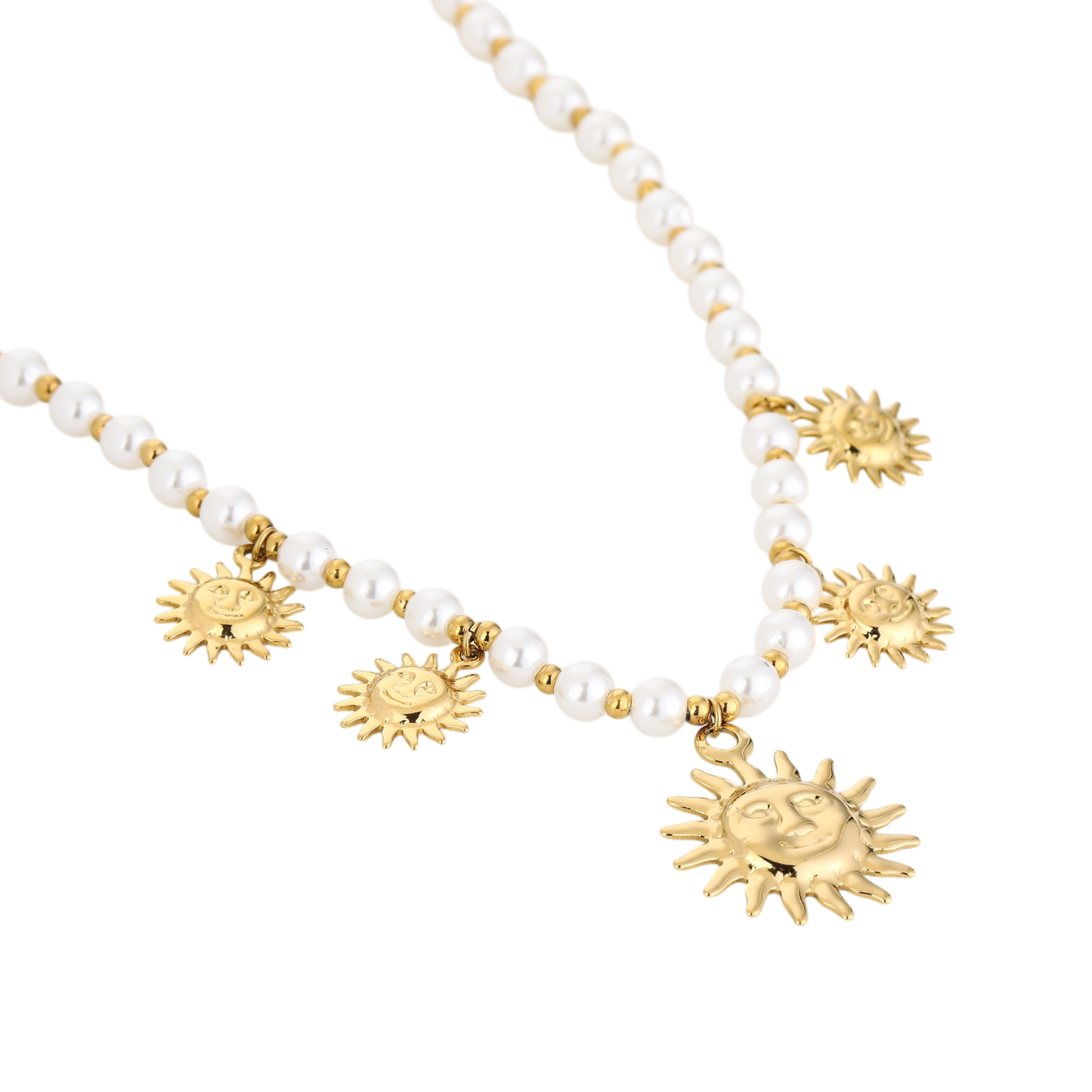 Golden Sun & Pearl Ketting