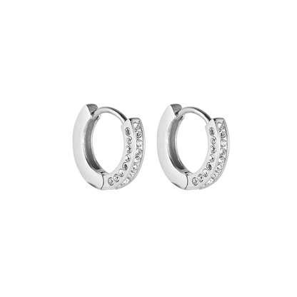 Crystal Glow Hoops