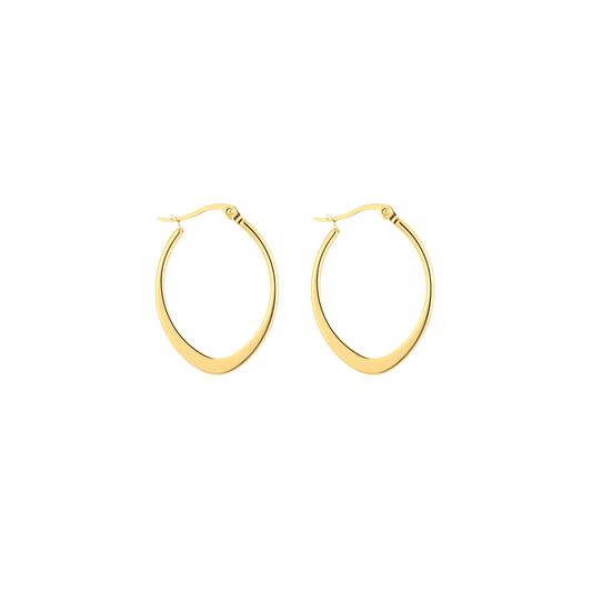 Oval Sleek Oorbellen