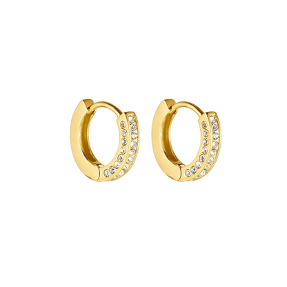 Crystal Glow Hoops